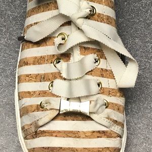 Kate Spade cork and white sneakers. So cute!!